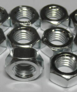 Qty. 10 M10 Nut, 10mm-1.5 Hex Nuts, Grade 8.8 Zinc Plated Hex Nut, 16mm Wrench Size, C6D5