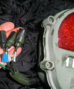Lightly used, a few light scratches, all functions tested here, 6220-01-482-6105, 014826105 Stop Light; Vehicular, 5-Wire Military LED Taillamp dedicated ground wire, Military LED Taillight, 6220-01-482-6105 LED Stop Light 12422958 5-Wire LED Tail Light 07411 3283585 Metal Housing