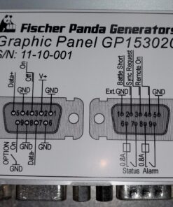Fischer Panda Generator Control Panel MSGP153020 Graphic Panel GP153020 Control Panel Sub D EMI R2A7