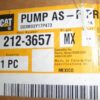 CAT 2123657 Pump Caterpillar 212-3657 2910-01-568-2759 PUMP GP-FUEL PRM & WATER SEP, Pump; Fuel; Metering And Distributing CV134563 R3C6 T2