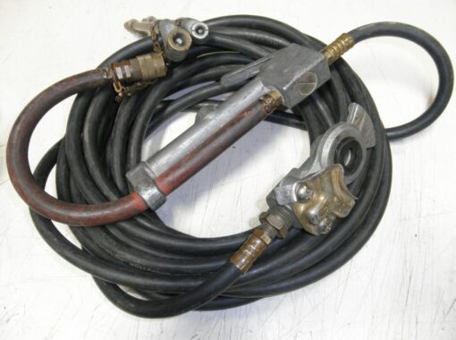 USED 4910-00-204-2644 Milton Tire Inflator with 2 Chucks 30' Goodyear 200 psi Hose and Glad Hand End K942022 L3C1