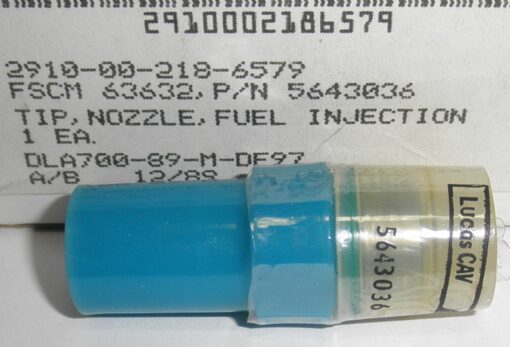 2910-00-218-6579 Spray Tip; Nozzle; Fuel Injector ADN4SD513 5643036 TD427F245 RD6F251 60300A L1C5