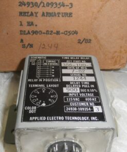 5945-00-871-5856 Relay; Electromagnetic 109354-3 Relay Armature 386-100-3 R1B3