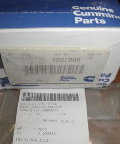 3801808 4310-01-272-5374 Cummins Repair Kit; Compressor M939 6x6 5-Ton