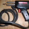USED Weller D500 Soldering Gun USED. Handle is Missing Screws and Strain Relief; Lamp not working; Engraved. 3439-00-982-1738 3439-00-618-6623 L1A4