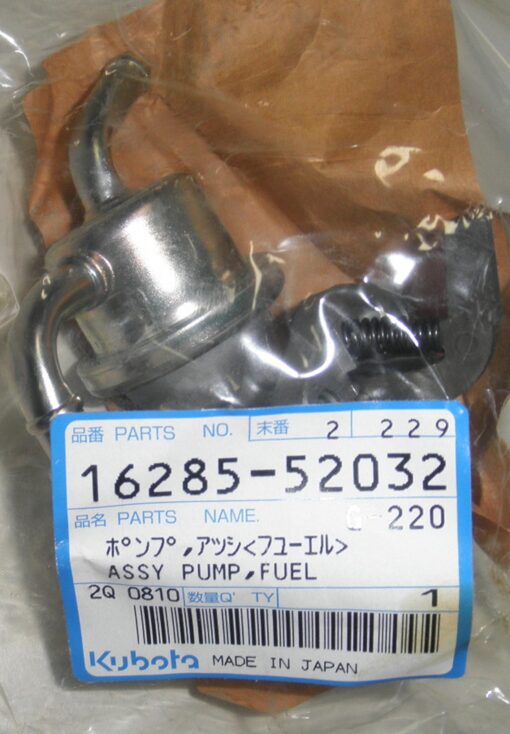 16285-52032 Kubota Fuel Pump 2910-01-495-7605 16285-52030 16285-52033 L1B5