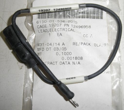 6150-01-536-2015 12496958 Lead; Electrical Single Conductor C6D6