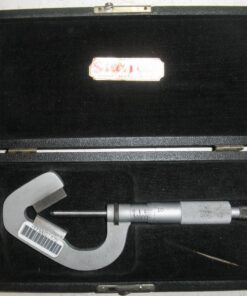 483 Starrett 483XRL V-Anvil Micrometer 5210-00-826-5367 Used; No Wrench. Hard Shell case and Tool have ID markings on them. L1C5