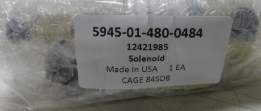 12421985-001 19207-12421985-001 5945-01-480-0484 Solenoid; Electrical Replaces 12420985 5945-01-470-5157 R1B5