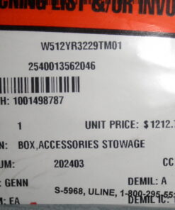 2540-01-356-2046 12941447 19200ASSY12941447 M109A6 Box; Accessories Stowage Conex 2